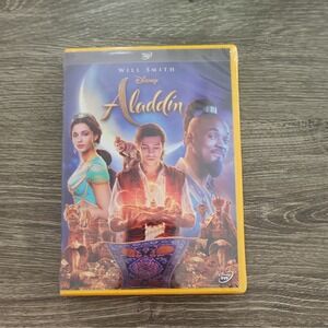 Vintage Disney Aladdin DVD Kids N/A Yellow New Live Action Will Smith 2019 Movie